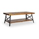 Carbon Loft Oliver Modern Rustic Natural Fir Coffee Table - Thumbnail 4