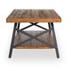 Carbon Loft Oliver Modern Rustic Natural Fir Coffee Table - Thumbnail 8