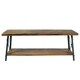 Carbon Loft Oliver Modern Rustic Natural Fir Coffee Table - Thumbnail 11