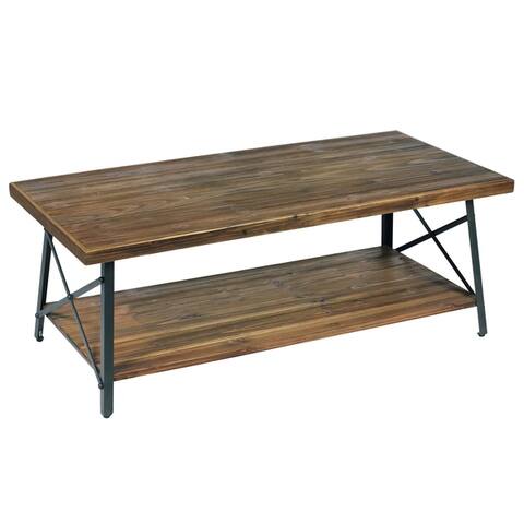 Carbon Loft Oliver Rustic Natural Fir Coffee Table