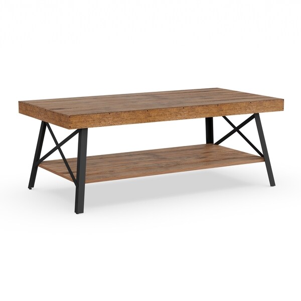 Pine Canopy Kaibab Modern Rustic Wood Coffee Table