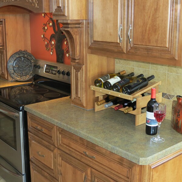 Countertop wine rack online bed bath and beyond