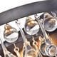 preview thumbnail 8 of 6, Silver Orchid Taylor 2-light Antique Black Crystal Wall Sconce