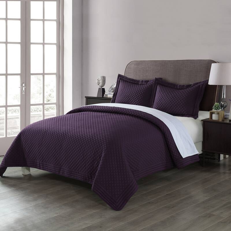 Porch & Den Clarita Microfiber Water/ Stain Resistant Quilt or Shams