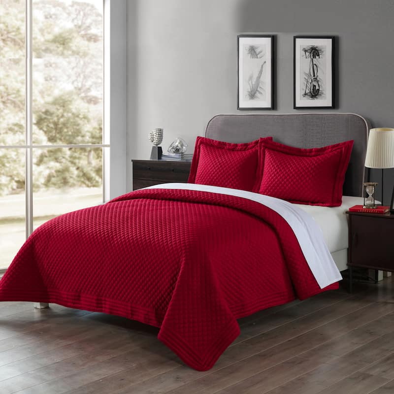 Porch & Den Clarita Microfiber Water/ Stain Resistant Quilt or Shams