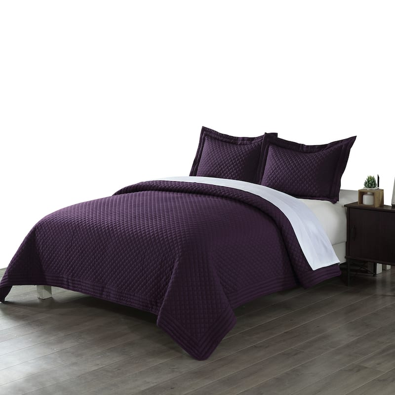 Porch & Den Clarita Microfiber Water/ Stain Resistant Quilt or Shams