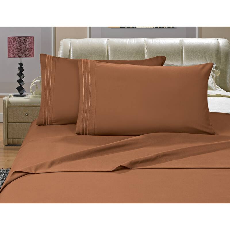 Porch & Den Briggs Deep Pocket Bed Sheet Set - Twin - Taupe