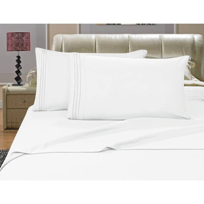 Porch & Den Briggs Deep Pocket Bed Sheet Set - Twin - White