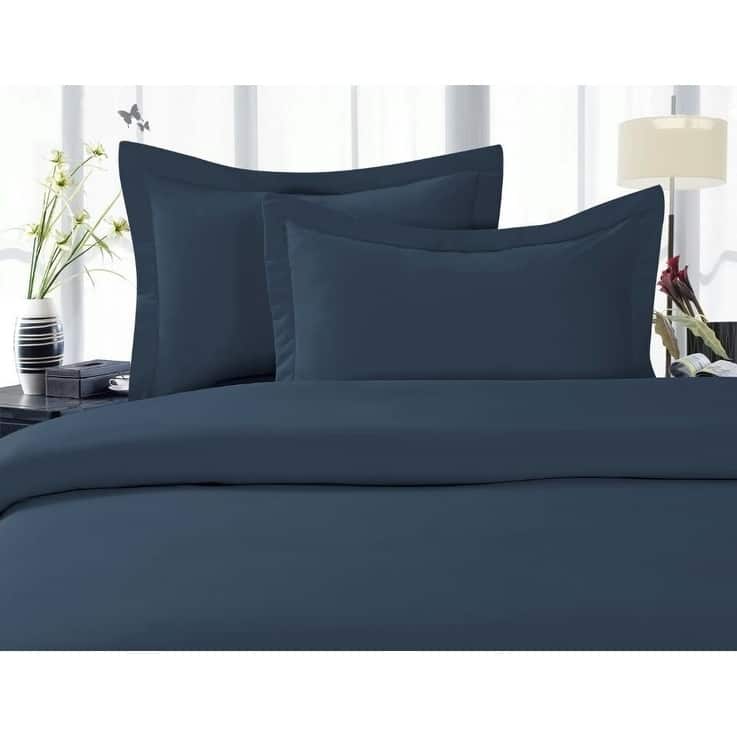 Elegant Comfort Luxurious Wrinkle-free and Fade-resistant Duvet Cover Set - Twin XL/Twin/Twin Xl - Navy