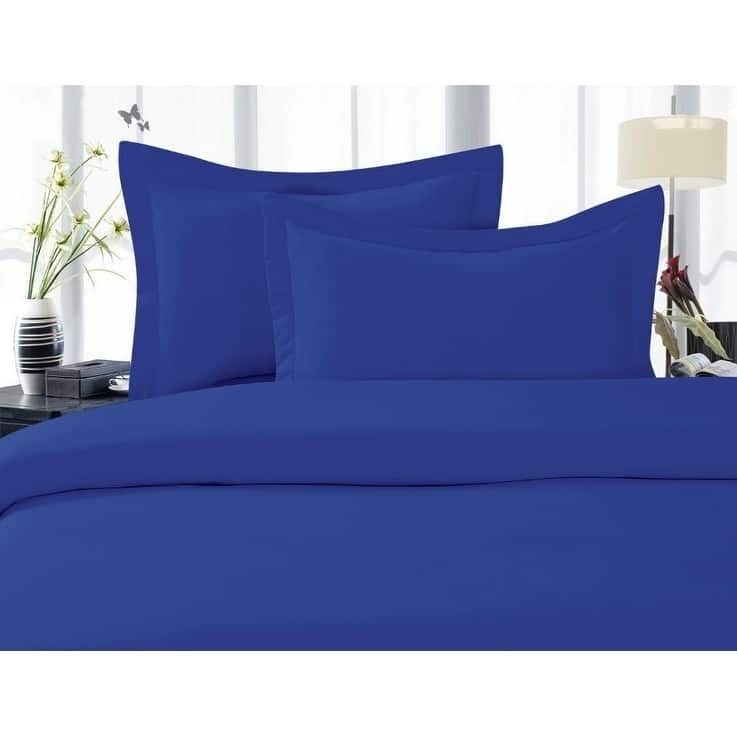 Elegant Comfort Luxurious Wrinkle-free and Fade-resistant Duvet Cover Set - Full - Queen/Full/Queen - Royal Blue