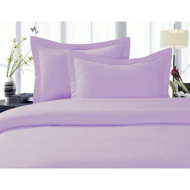 Elegant Comfort Luxurious Wrinkle-free and Fade-resistant Duvet Cover Set - Full - Queen/Full/Queen - Lilac