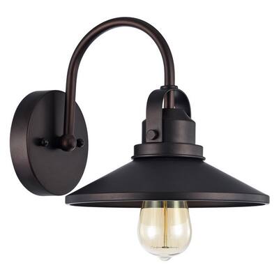 Carbon Loft Humboldt Industrial 1-light Oil Rubbed Bronze Wall Sconce