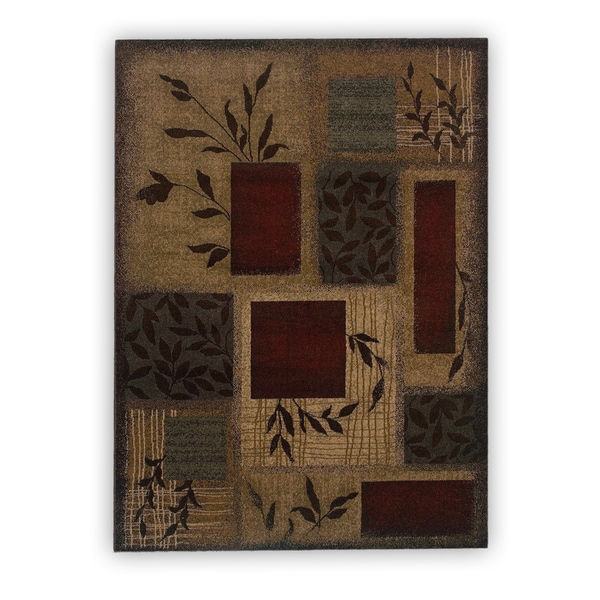 Copper Grove Custer Indoor Green Abstract Area Rug - 5' x 7'6