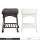 Havenside Home Sadie Outdoor Wicker Patio End Table - Thumbnail 4