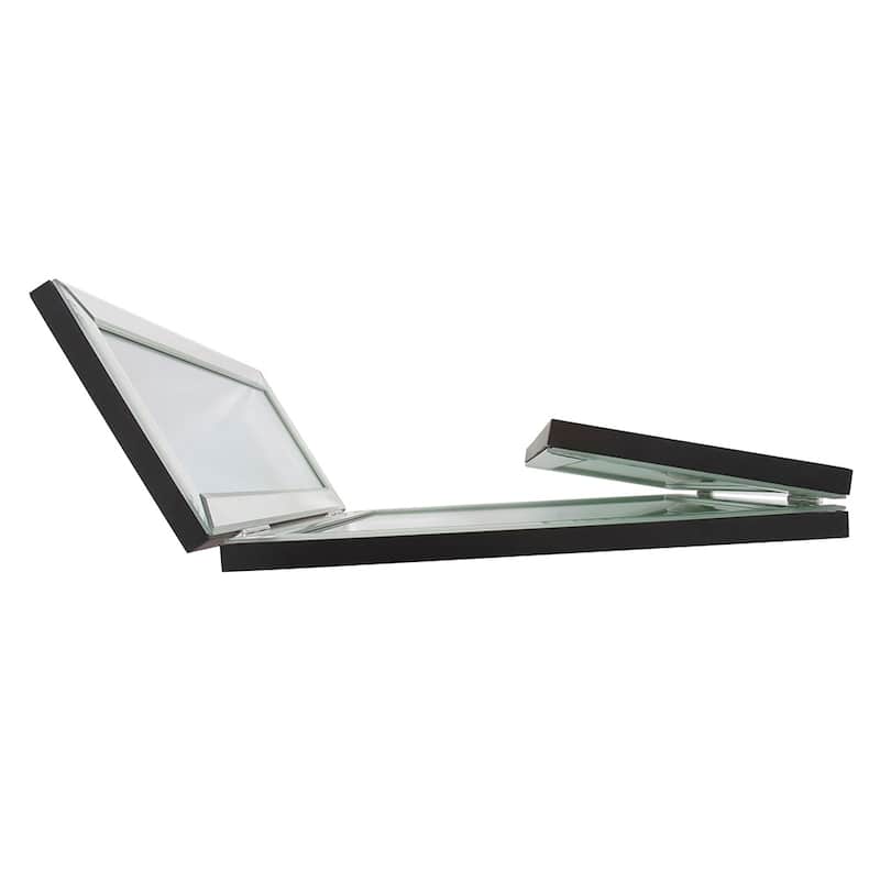 Allan Andrews Copper Grove Bromley Trifold Table Top Vanity Mirror - Mirrored
