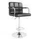 Porch & Den Newcastle Height Adjustable Swivel Leatherette Bar Stool - Thumbnail 1