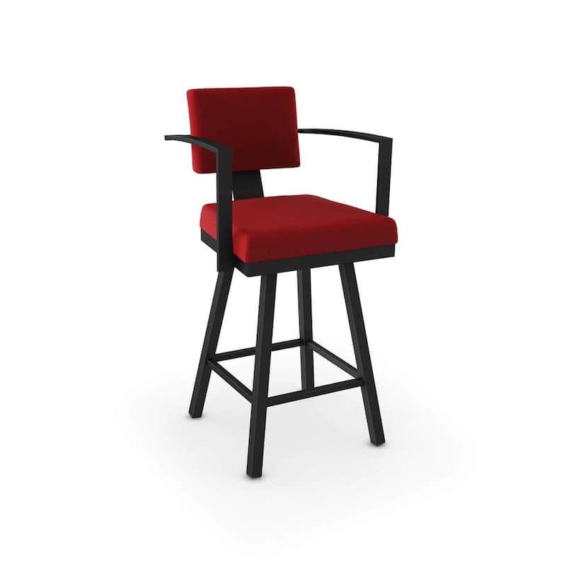 Amisco Akers Swivel Bar Stool
