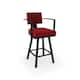 Option Red Polyester / Black Metal