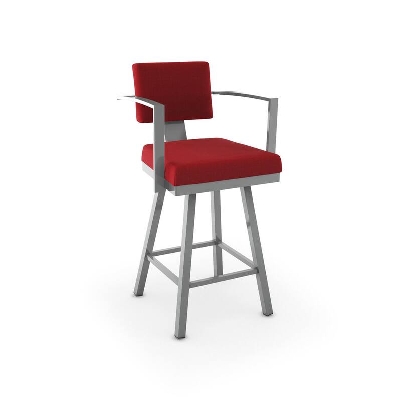 Amisco Akers Swivel Bar Stool