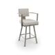 Option Cream Faux Leather / Matt Light Grey Metal