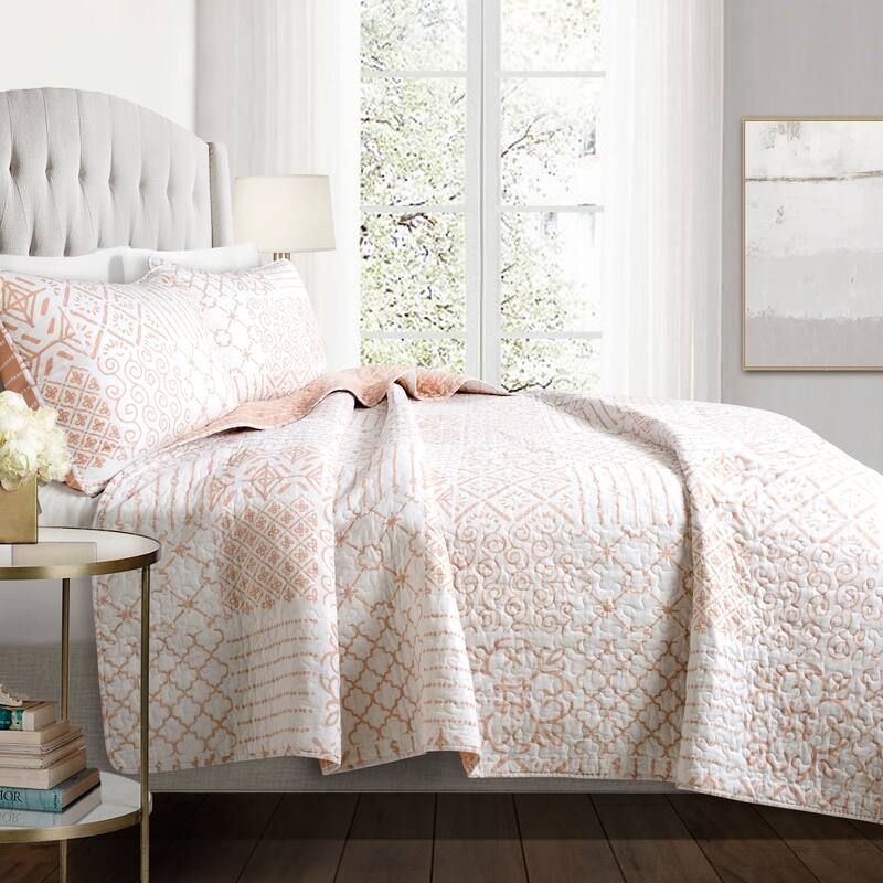The Curated Nomad Sandia 3-piece Cotton Quilt Set