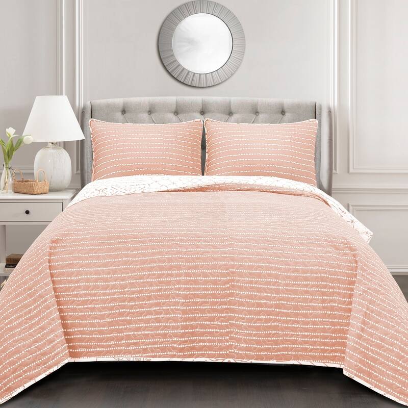 The Curated Nomad Sandia 3-piece Cotton Quilt Set