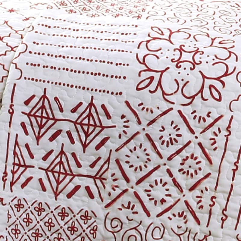 The Curated Nomad Sandia 3-piece Cotton Quilt Set