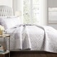 preview thumbnail 14 of 22, The Curated Nomad Sandia 3-piece Cotton Quilt Set Lavender - Full - Queen