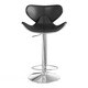 Masaccio Leatherette Airlift Adjustable Swivel Barstool (Set of 2) - Thumbnail 2