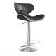 Masaccio Leatherette Airlift Adjustable Swivel Barstool (Set of 2) - Thumbnail 1