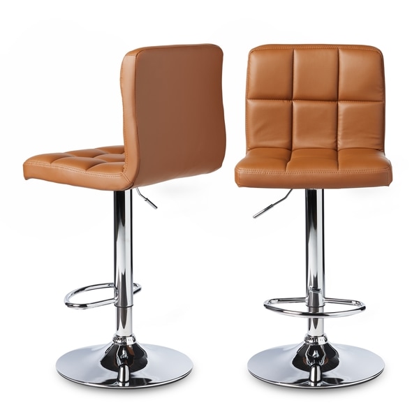 tan adjustable bar stools
