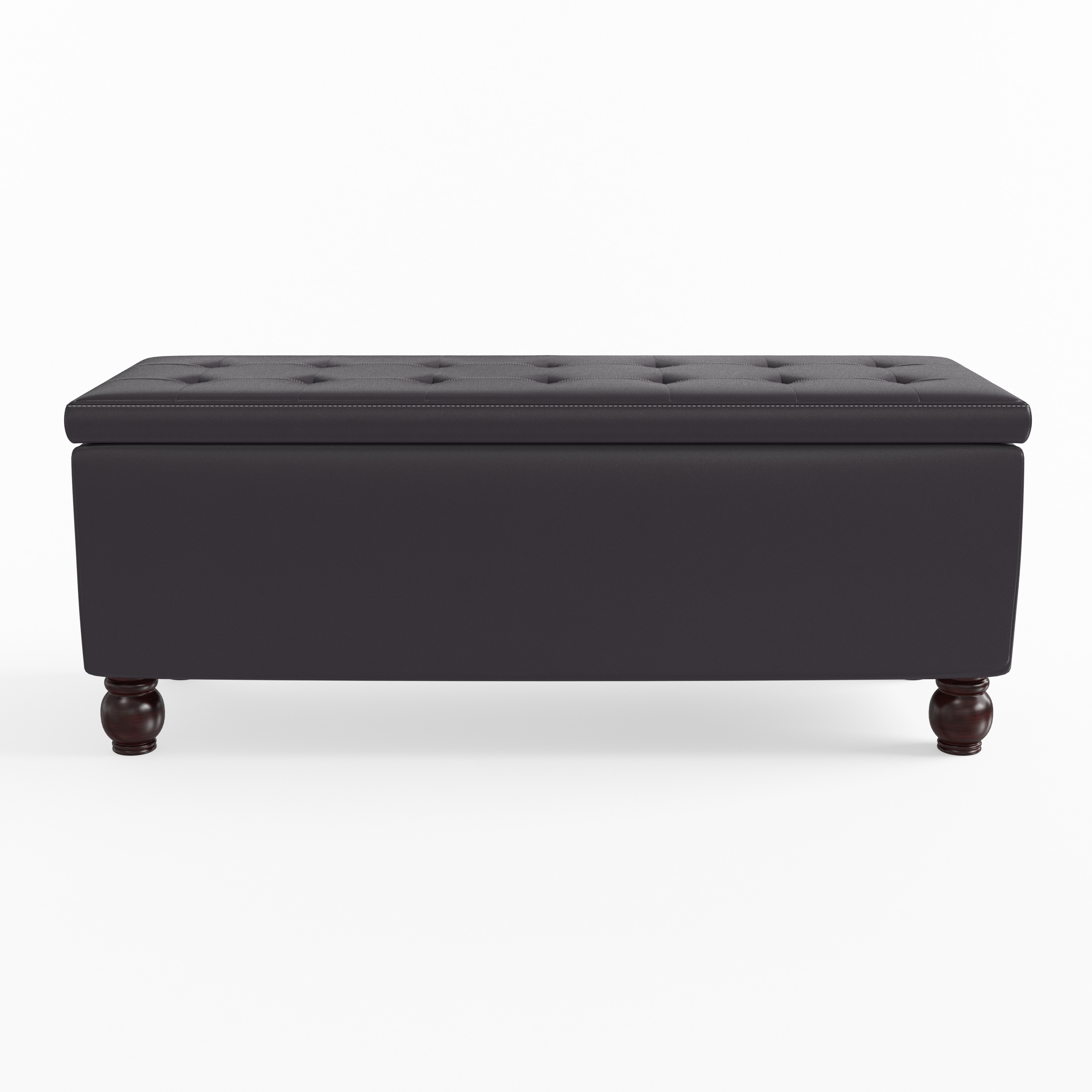 Copper Grove Tonto Bonded Leather Tufted Storage Ottoman Bench Copper Grove Tonto Bonded Leather Tufted Storage Ottoman Bench