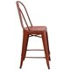 Carbon Loft Ernest Distressed Metal Indoor 24-inch Counter Stool - Thumbnail 10