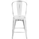 Carbon Loft Ernest Distressed Metal Indoor 24-inch Counter Stool - Thumbnail 24