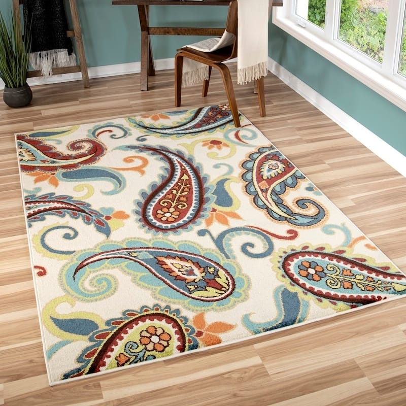 The Curated Nomad Felices Indoor/Outdoor Pampano Multicolor Area Rug
