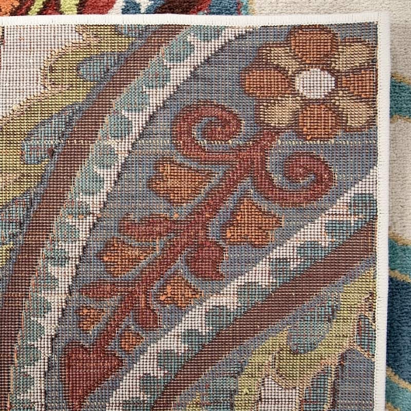 The Curated Nomad Felices Indoor/Outdoor Pampano Multicolor Area Rug