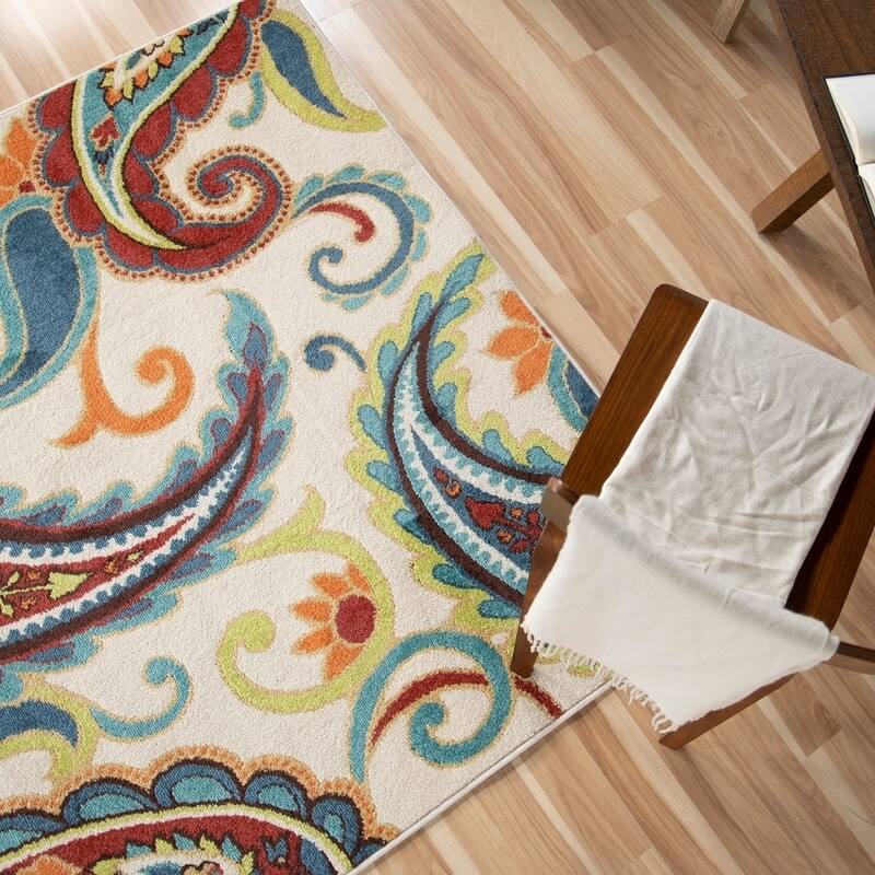 The Curated Nomad Felices Indoor/Outdoor Pampano Multicolor Area Rug