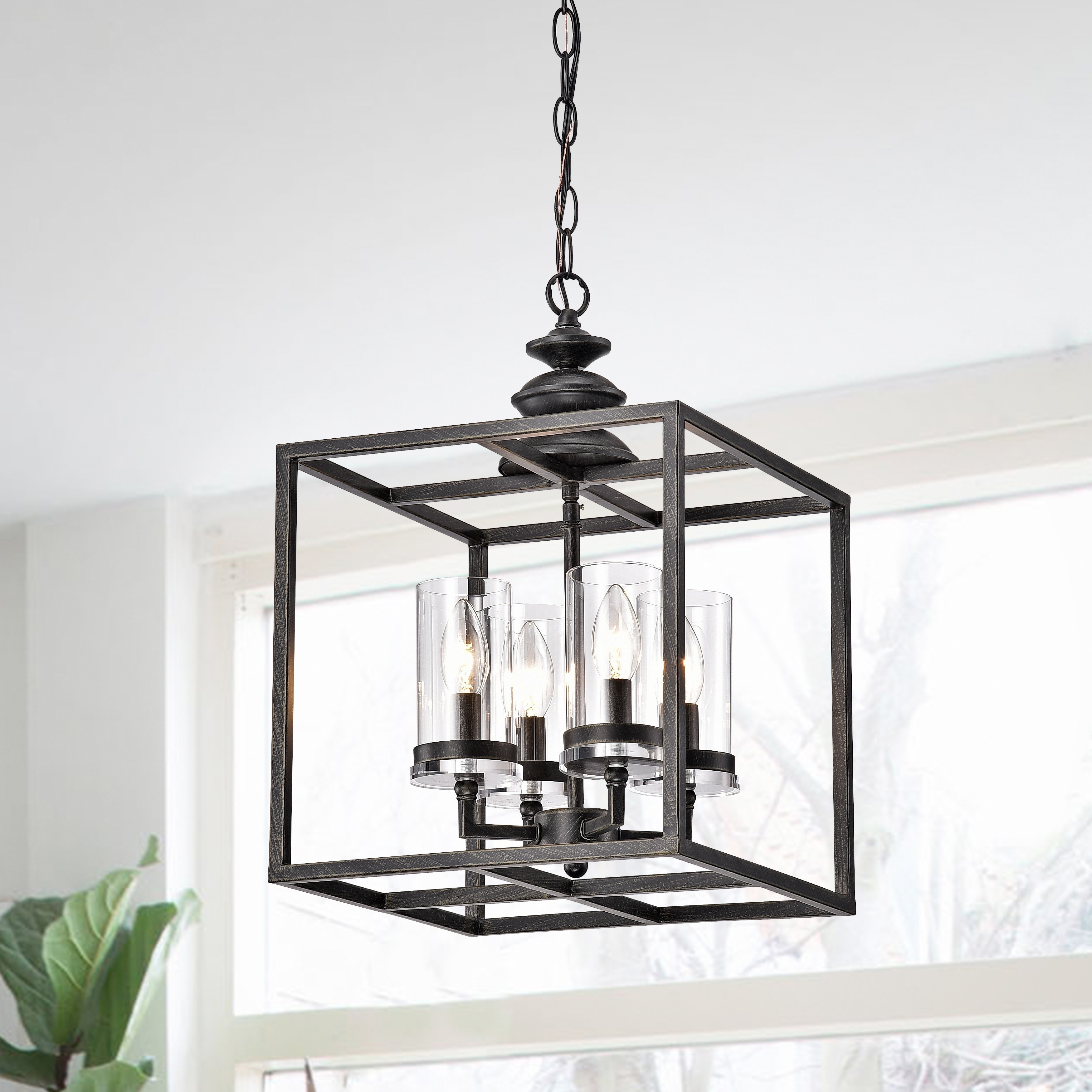 Shop The Gray Barn 4 Light Antique Black Lantern Chandelier