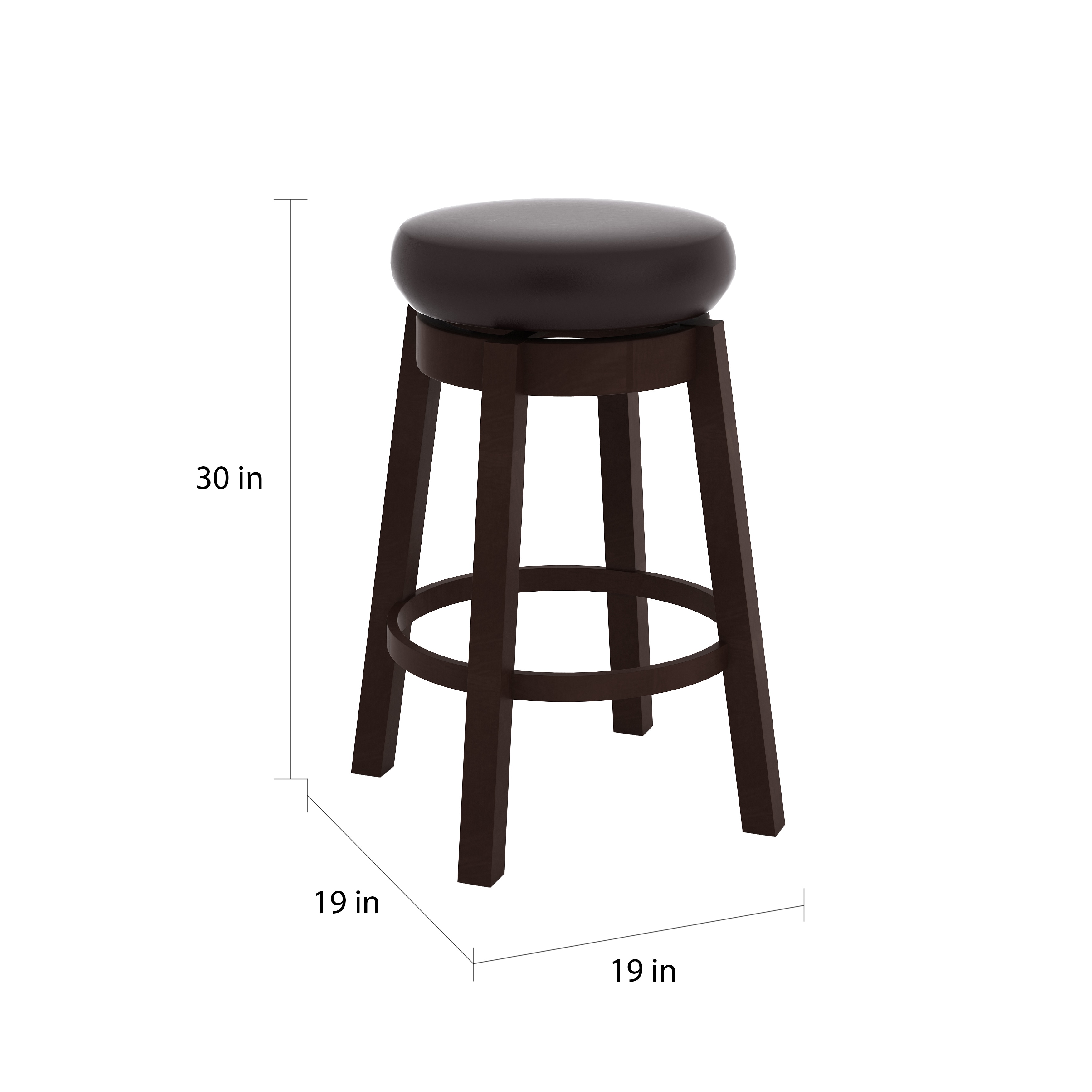 Copper Grove Humboldt Swivel Faux Leather Circle Bar Stools Set Of 2 Copper Grove Humboldt Swivel Faux Leather Circle Bar Stools Set Of 2