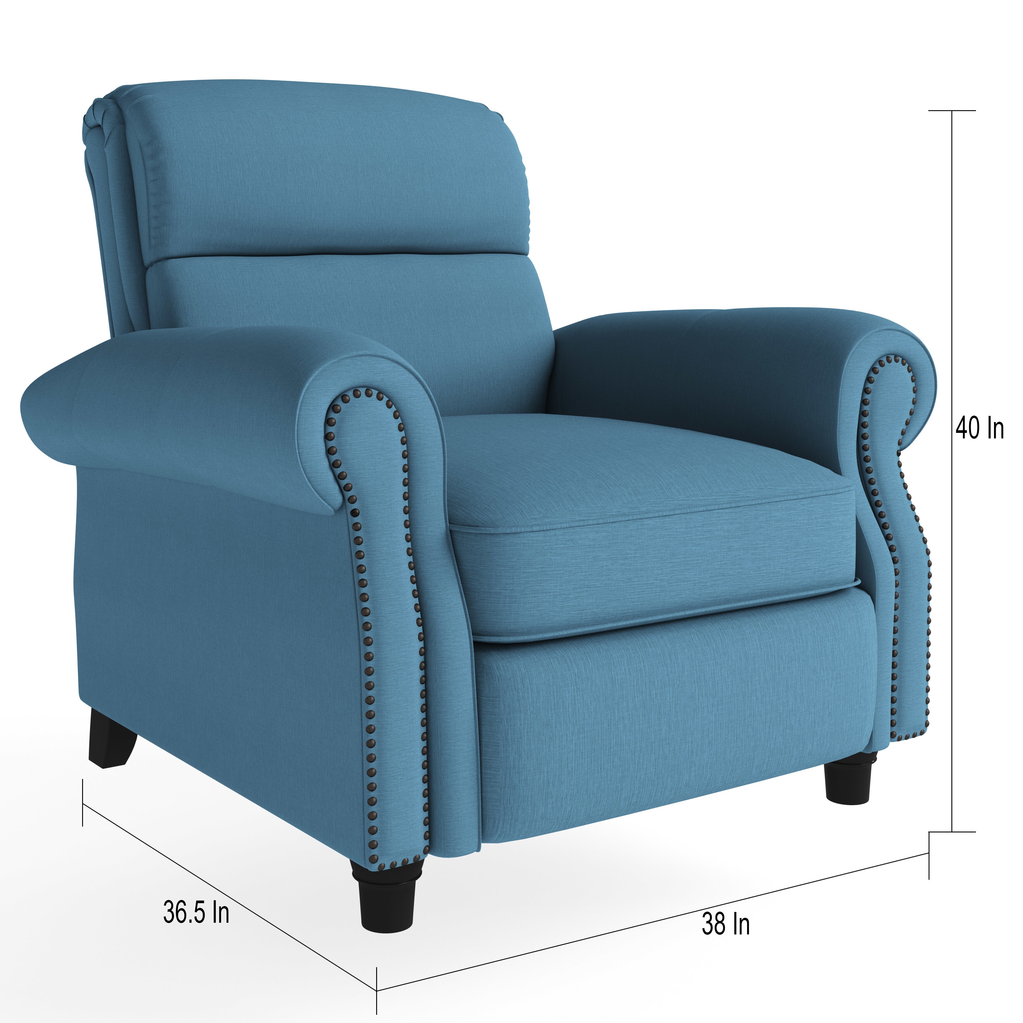 caribbean blue recliner