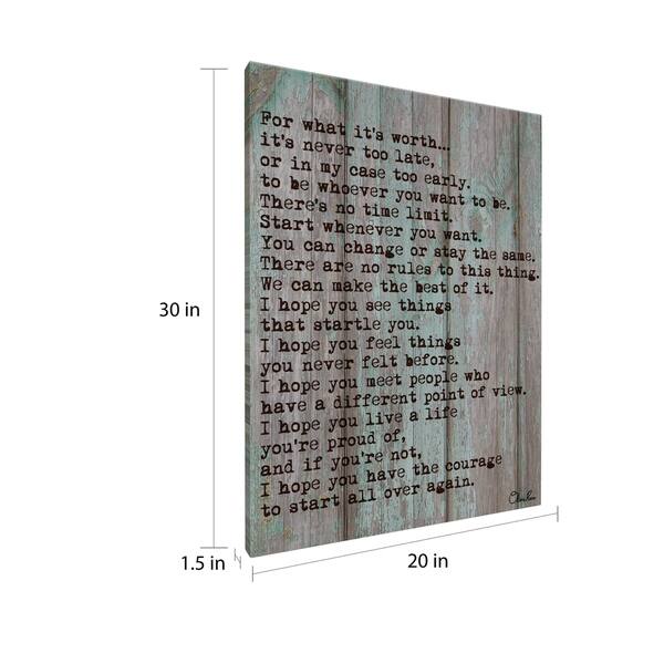 The Curated Nomad 'Courage' by Olivia Rose Canvas Art