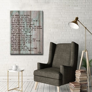 The Curated Nomad 'Courage' by Olivia Rose Canvas Art
