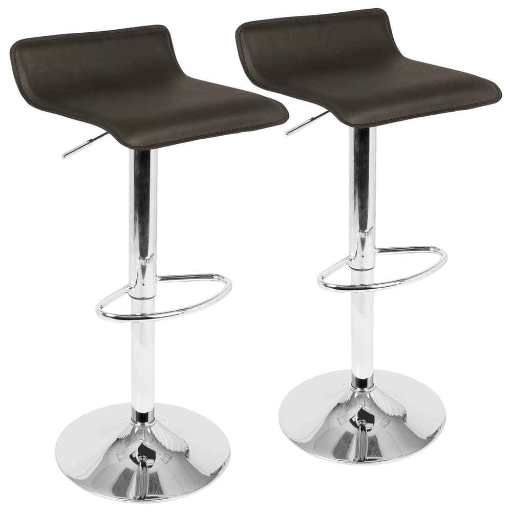Porch & Den Tower Contemporary Ale Adjustable Barstools (Set of 2)