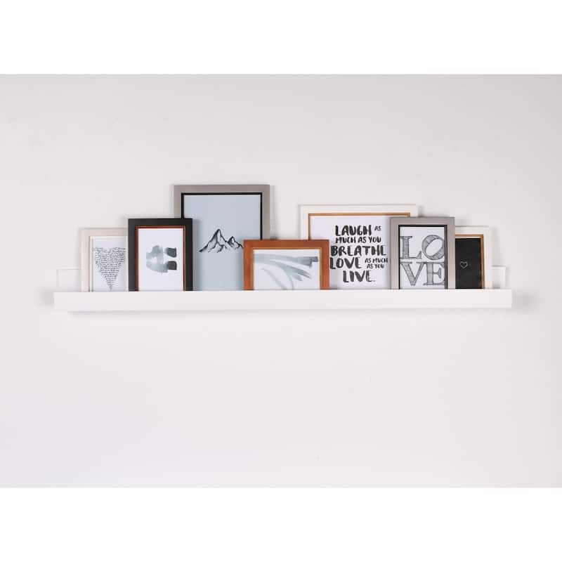 Porch & Den Bear Wood Holder Ledge Floating Wall Shelf