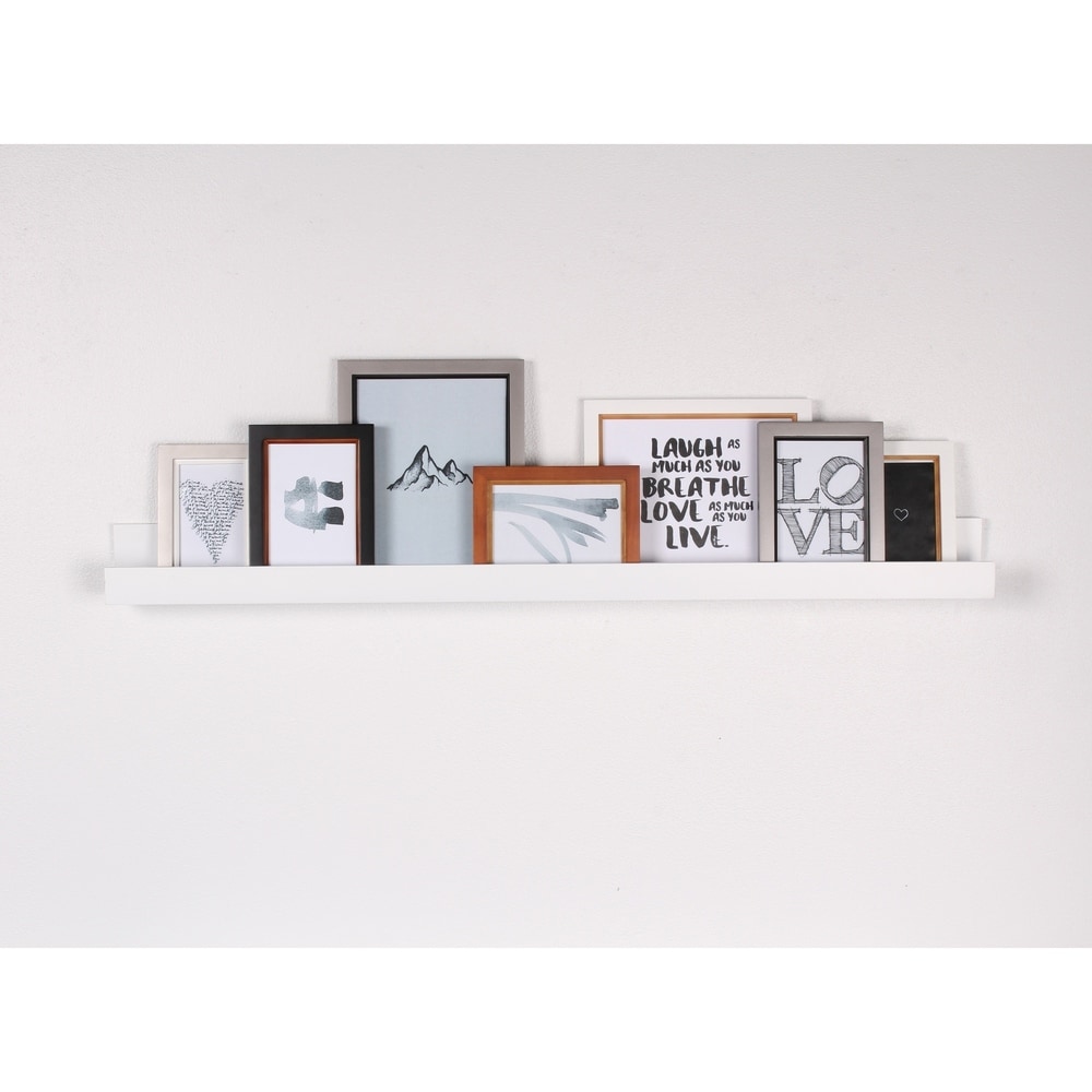 Porch & Den Bear Wood Holder Ledge Floating Wall Shelf