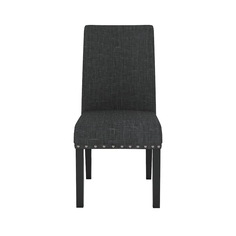 Copper Grove Humboldt Nailhead-trim Fabric Dining Chairs (Set of 2)