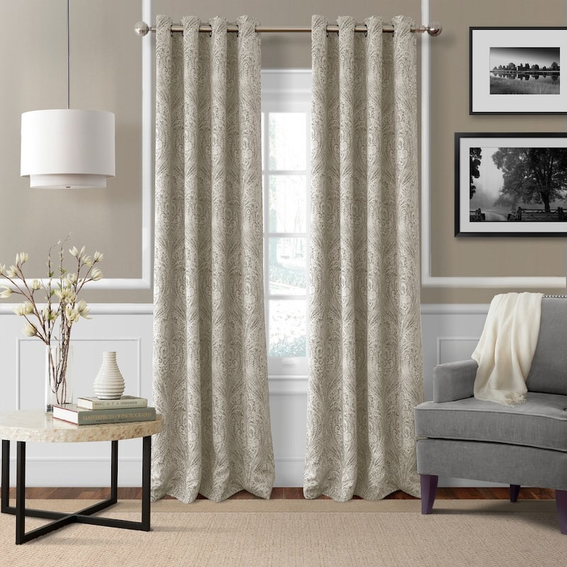 Porch & Den Patrick Room Darkening Grommet Top Curtain Panel