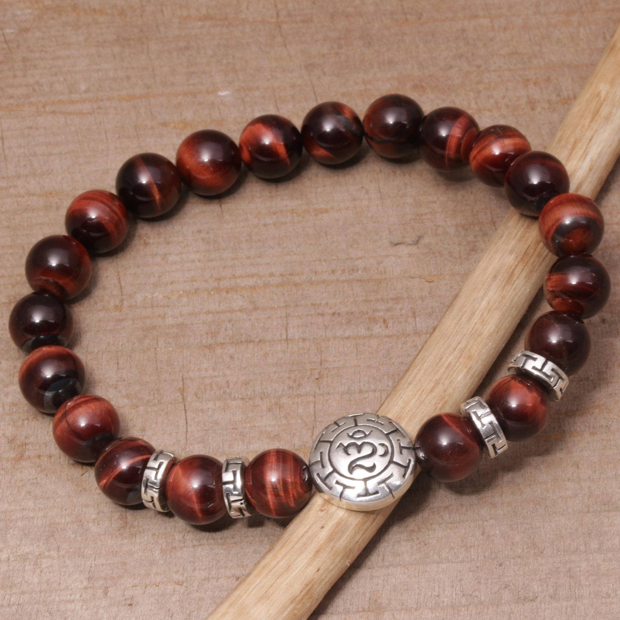 red tiger eye bracelet