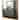 Roundhill Furniture Oakland Antique Gray Finish Wood 6 Drawers Dresser with Mirror