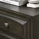 preview thumbnail 9 of 7, Roundhill Furniture Oakland Antique Gray Finish Wood 5-PC King Size Bedroom Set